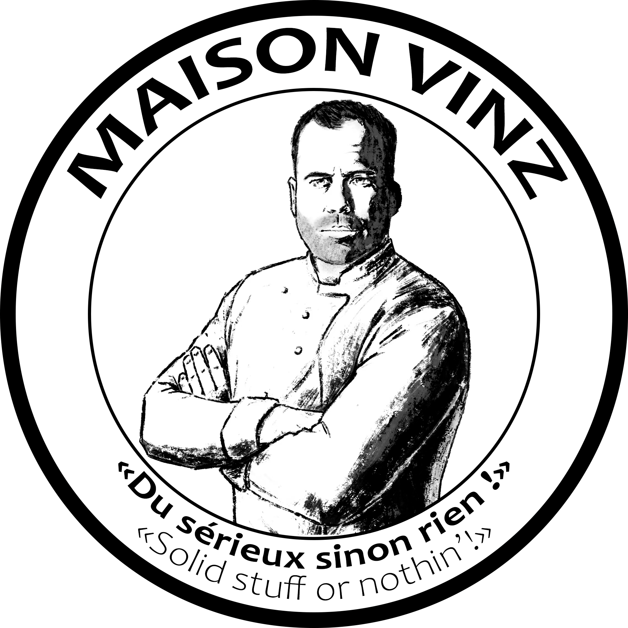 VL Logo-Maison Vinz-noir-png ROUND maison vinz charcuteries artisanales