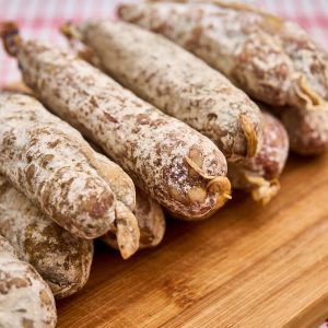Colis Fêtes – 8 Saucissons Nature IGP Ardèche (Précommande)