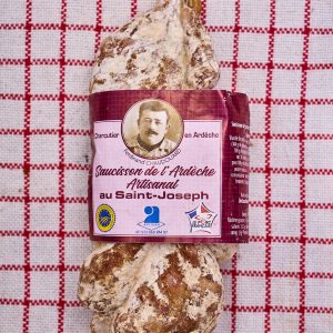 Saucisson Bridé au Saint-Joseph IGP Ardèche